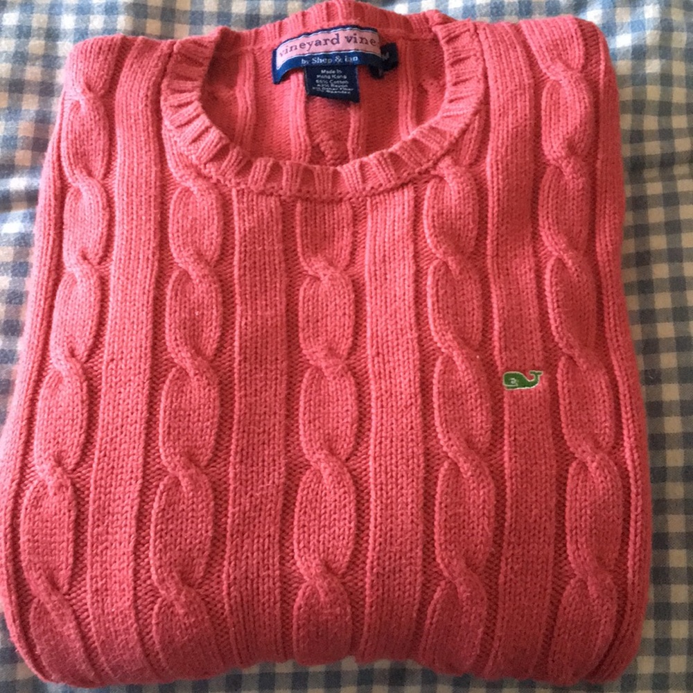 Pink vineyard vine sweater